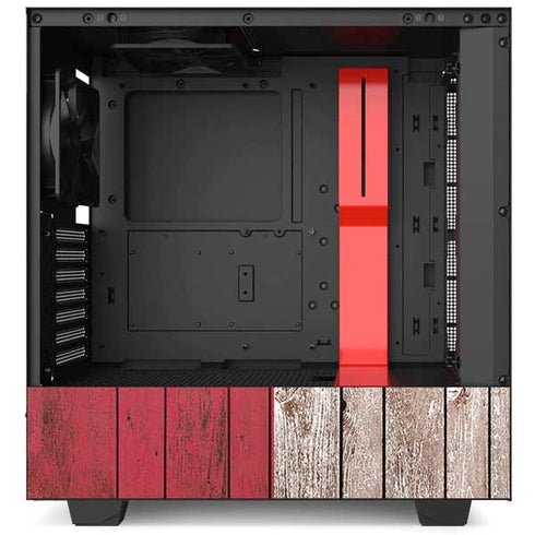 Texas Flag Dark Wood NZXT H510 Compact ATX Mid-Tower Case Skin
