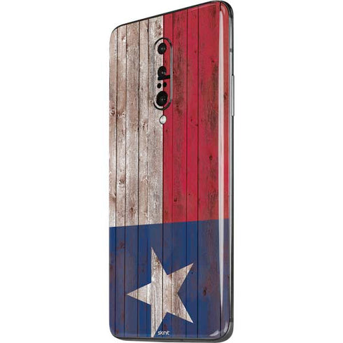 Texas Flag Dark Wood OnePlus 7 Pro Skin