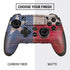Texas Flag Dark Wood PlayStation Scuf Vantage 2 Controller Skin