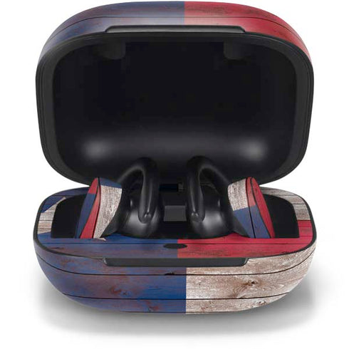 Texas Flag Dark Wood PowerBeats Pro Skin