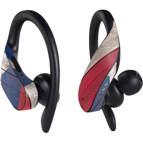 Texas Flag Dark Wood PowerBeats Pro Skin