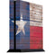 Texas Flag Dark Wood PS4 Console Skin