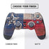 Texas Flag Dark Wood PS4 Controller Skin