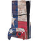 Texas Flag Dark Wood PS5 Slim Disk Bundle Skin
