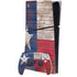 Texas Flag Dark Wood PS5 Slim Digital Edition Console Skin