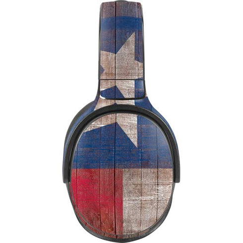 Texas Flag Dark Wood Skullcandy Venue Skin