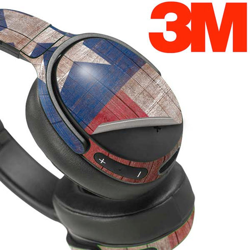 Texas Flag Dark Wood Skullcandy Venue Skin