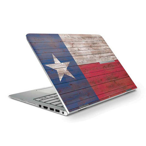 Texas Flag Dark Wood HP Spectre Skin