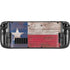 Texas Flag Dark Wood Steam Deck Handheld Gaming Computer Skin