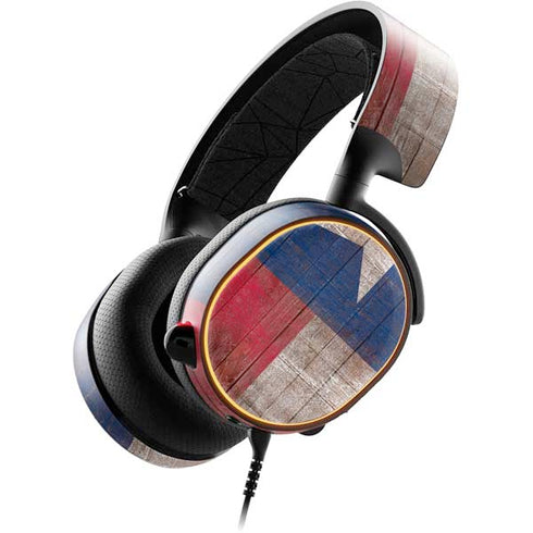 Texas Flag Dark Wood SteelSeries Arctis 5 Skin