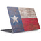 Texas Flag Dark Wood Surface Laptop 2 Skin