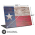 Texas Flag Dark Wood Universal Laptop 15in (12.2 x 8.8in) Skin