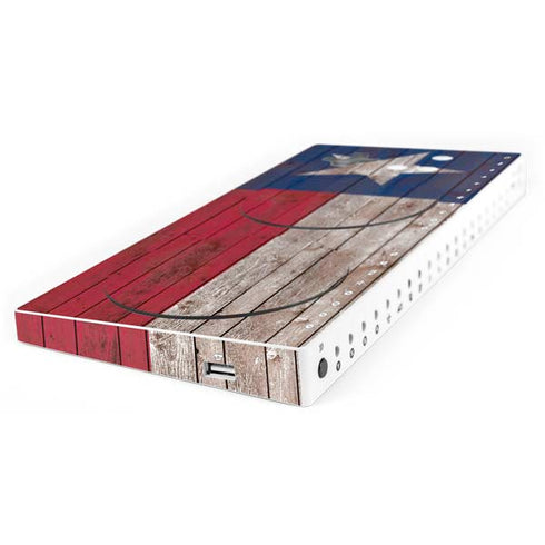 Texas Flag Dark Wood Xbox Adaptive Controller Skin