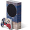 Texas Flag Dark Wood Xbox Series S Skins