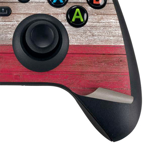 Texas Flag Dark Wood Xbox Series X Bundle Skin