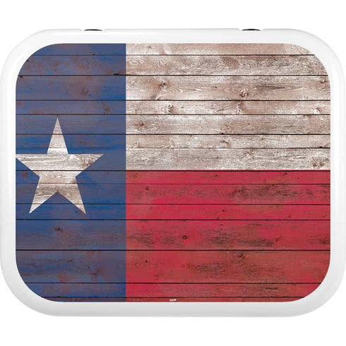 Texas Flag Dark Wood YETI Roadie 24 Hard Cooler Skin