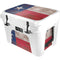 Texas Flag Dark Wood YETI Tundra 35 Hard Cooler Skin