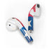 Texas Flag Light Wood Apple AirPods Skin