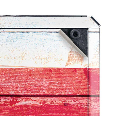 Texas Flag Light Wood Cooler Master MasterBox Q300L Mini Tower Skin