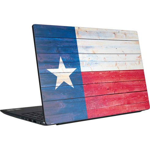 Texas Flag Light Wood Dell Vostro Skin