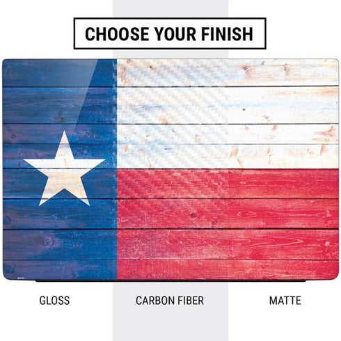 Texas Flag Light Wood Dell Vostro Skin