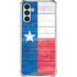 Texas Flag Light Wood Galaxy A13 5G Clear Case