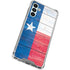Texas Flag Light Wood Galaxy A13 5G Clear Case