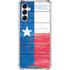 Texas Flag Light Wood Galaxy A15 5G Clear Case