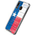 Texas Flag Light Wood Galaxy A30 Clear Case