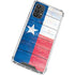 Texas Flag Light Wood Galaxy A32 5G Clear Case