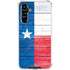 Texas Flag Light Wood Galaxy A54 5G Clear Case