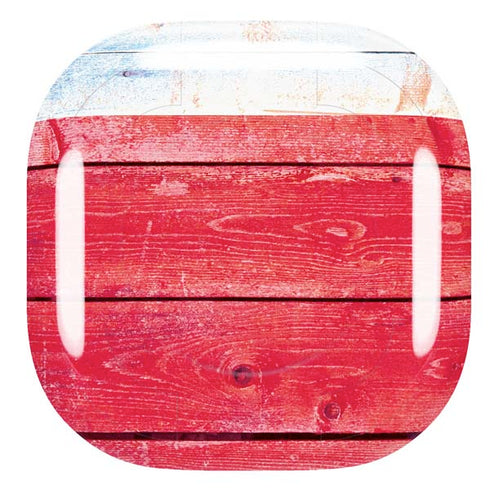 Texas Flag Light Wood Galaxy Buds Pro Skin