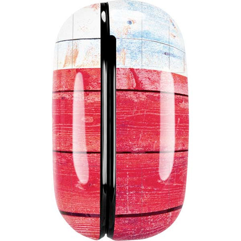 Texas Flag Light Wood Galaxy Buds Pro Skin