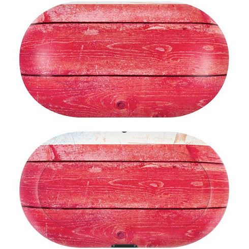 Texas Flag Light Wood Galaxy Buds Skin