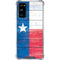 Texas Flag Light Wood Galaxy S20 FE Clear Case
