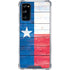 Texas Flag Light Wood Galaxy S20 FE Clear Case