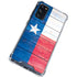 Texas Flag Light Wood Galaxy S20 FE Clear Case