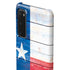 Texas Flag Light Wood Galaxy S20 Lite Case