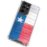 Texas Flag Light Wood Galaxy S21 Ultra 5G Clear Case
