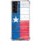 Texas Flag Light Wood Galaxy S22 Clear Case