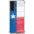 Texas Flag Light Wood Galaxy S22 Clear Case