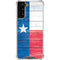 Texas Flag Light Wood Galaxy S22 Plus Clear Case