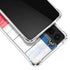 Texas Flag Light Wood Galaxy S22 Plus Clear Case