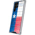Texas Flag Light Wood Galaxy S22 Ultra Clear Case