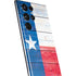 Texas Flag Light Wood Galaxy S22 Ultra Skin