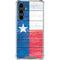 Texas Flag Light Wood Galaxy S23 FE Clear Case