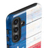 Texas Flag Light Wood Galaxy S24 Impact Case