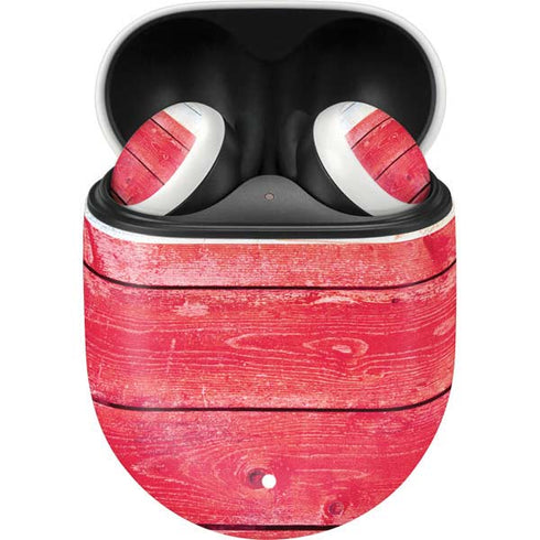 Texas Flag Light Wood Google Pixel Buds Skin