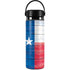 Texas Flag Light Wood Hydro Flask 20oz Wide Mouth Skin