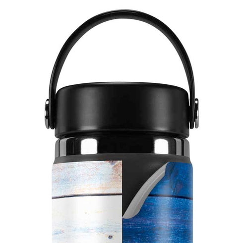 Texas Flag Light Wood Hydro Flask 20oz Wide Mouth Skin